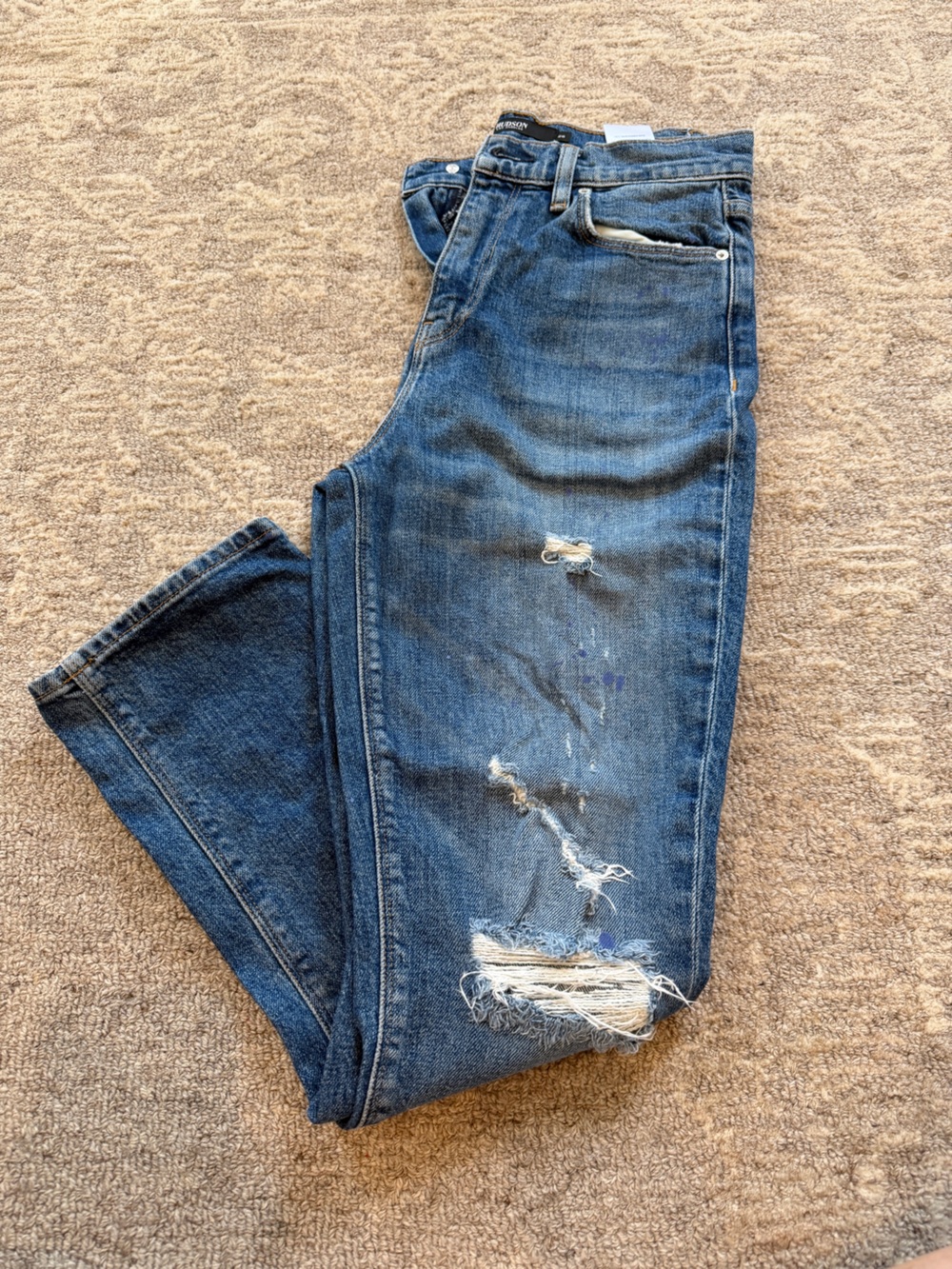 Hudson Jeans Holly High Rise Straight Leg